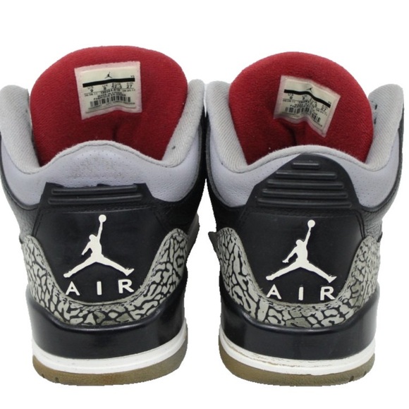 NIKE AIR JORDAN RETRO BLACKFIRE REDCEMENT GRAY MEN'S SHOE SNEAKER SIZE - Picture 3 of 3